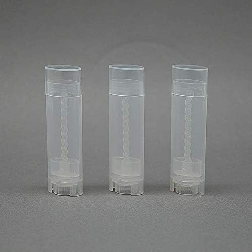 10PCS 4.5g/4.5ml Empty DIY Lip Tubes Holder Containers Vial Refillable PP Plastic Deodorant Crayon Travel Tube Pipe Bottle Lip Gloss Case DIY Lip Balm Gifts For Women Lady Girls(Transparent)-BrightBean Baby