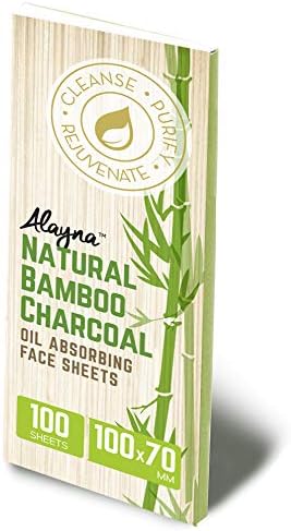 Oil Blotting Sheets for Face Natural Bamboo Charcoal Blotting Paper for Oily Skin Oil Absorbing Tissues Beauty Blotters Remove Excess Shine Organic Blot Papers For Facial Make Up & Skin Care 6 Pack-BrightBean Baby