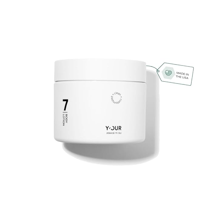 Y’OUR Moisturizing Body Lotion: Daily Hydrating Moisturizer for Dry, Cracked Skin; Vegan, Natural & Organic Skincare with Shea Butter, Aloe Vera, Jojoba Oil & Vitamin E. Made in USA for Women & Men-BrightBean Baby