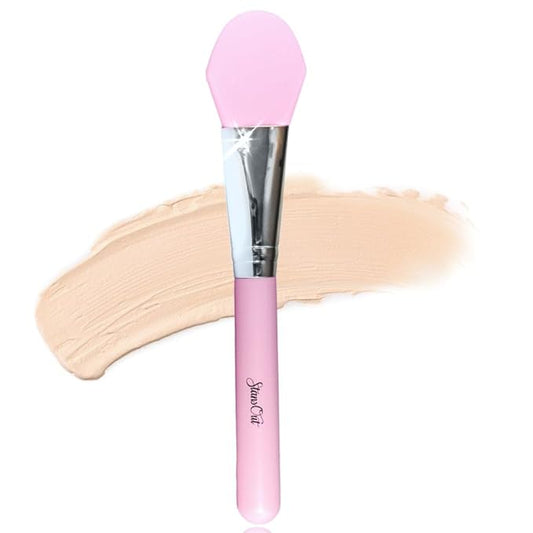 StansOut Foundation Applicator - Liquid Foundation Brush, for Cream or Powder - Easy to Clean - Travel-Friendly, Durable - Ideal for Professional Makeup Results - Pointed Shape, Smooth Silicone Edge-BrightBean Baby