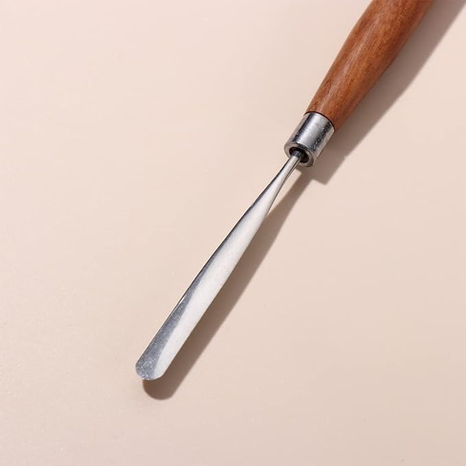 Stainless Steel Nail Art Spatula Cosmetic Makeup Palette Spatula Spoon Cream Stirring Rod Mixing Tool Manicure Accessories For Women-BrightBean Baby