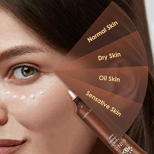 Anti Aging Eye Cream, Retinol Eye Cream Contains Niacinamide and Hyaluronic Acid, Reduces Wrinkles, Puffiness, Crows Feet and Dark Circles, 1 Oz-BrightBean Baby