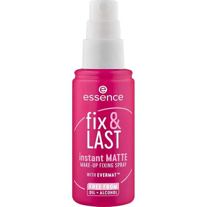essence | Fix & Last Instant Matte Makeup Fixing Spray | Shine Control & Long-Wearing Formula | Vegan & Cruelty Free-BrightBean Baby