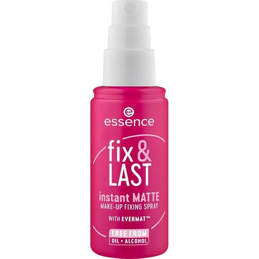 essence | Fix & Last Instant Matte Makeup Fixing Spray | Shine Control & Long-Wearing Formula | Vegan & Cruelty Free-BrightBean Baby