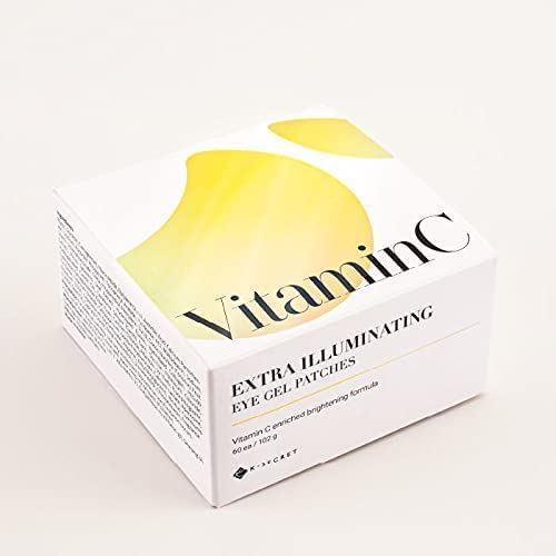 KSECRET Extra Illuminating Eye Gel Patches, 102g/3.45oz. 60pcs (15 full pairs) with VITAMIN C | Korean Skincare | Under Eye Masks for Pigmentation Revoval, Anti-Wrinkles, and Dark Circles…-BrightBean Baby