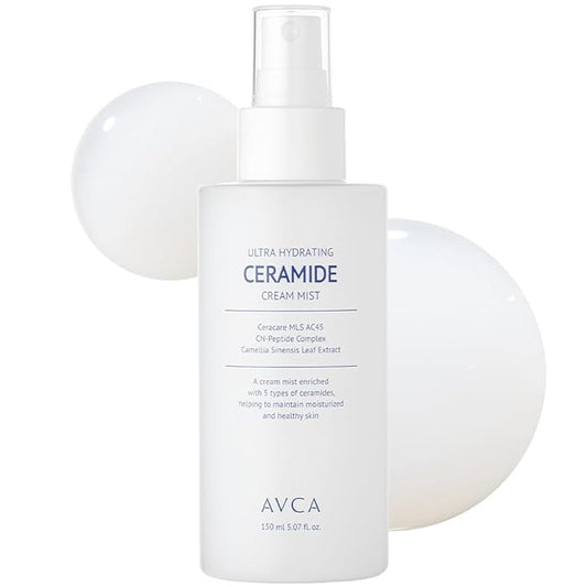 AVCA Ceramide Cream Mist for Deep Hydration and Dewy Glow 5.07 oz-BrightBean Baby