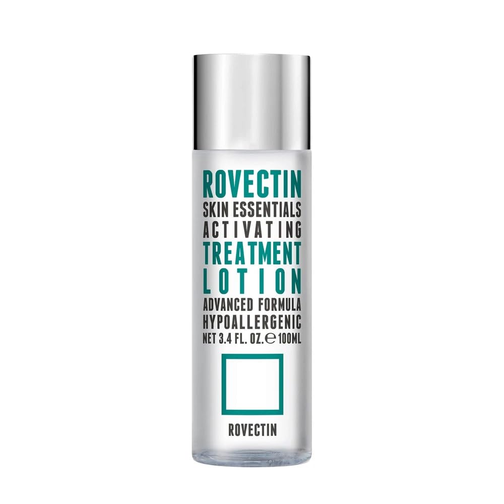 ROVECTIN Aqua Hyaluronic Essence (Activating Treatment Lotion) - 7 Layers Hyaluronic Acid Facial Toner with Niacinamide & Panthenol, Vegan Korean Skin Care (3.38 fl.oz, 100ml)-BrightBean Baby