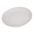 Carlisle FoodService Products Ridge Reusable Plastic Plate Dinner Plate for Home and Restaurant, Melamine, 10.5 Inches, Cement