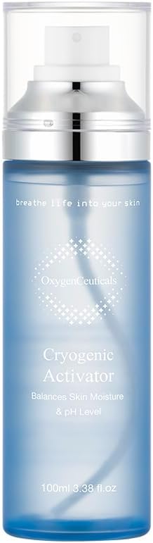 Cryogenic Activator (100ml / 3.38oz) – Facial Mist Toner for Hydrating, Soothing, and Cooling, Naturally Derived Deep Sea Water with Pure Oxygen, Suitable for All Skin Types-BrightBean Baby