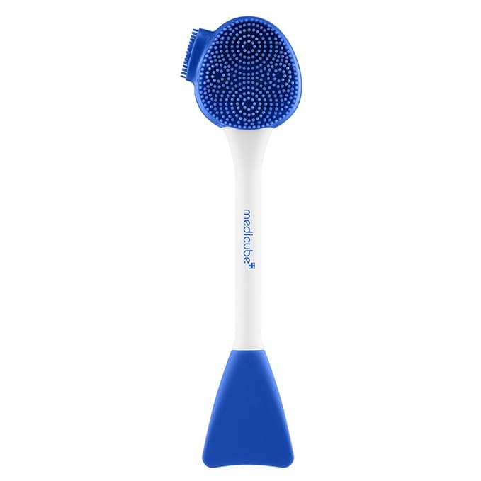 medicube Multi Pore Brush & Face Mask Applicator | 4-in-1 Silicone Jelly Brush for Deep Pore Cleansing, Face Mask Application & Gentle Face Massage | Kbeauty Skincare Tool | 1 Piece-BrightBean Baby