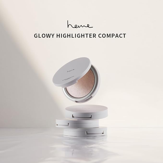 heme Glowy Highlighter Compact 5.5g (04 Glacial White)-BrightBean Baby