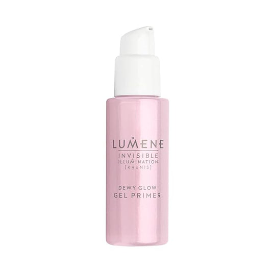 Lumene Dewy Glow Gel Primer - Invisible Illuminating Primer + Hydrating Gel for Radiant Glowing Skin - Lightweight Brightening Face Primer for Makeup + 24hr Visibly Smoother Skin (1oz)-BrightBean Baby