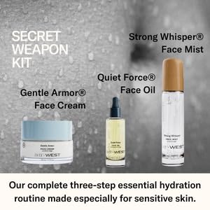 Day+West’s Secret Weapon Kit Skincare Gift Set | Three Sensitive Skin Essentials Including Hydrating Mist, Face + Neck Cream Moisturizer, Facial Oil | With Organic Prickly Pear, Calendula, Vitamin C-BrightBean Baby