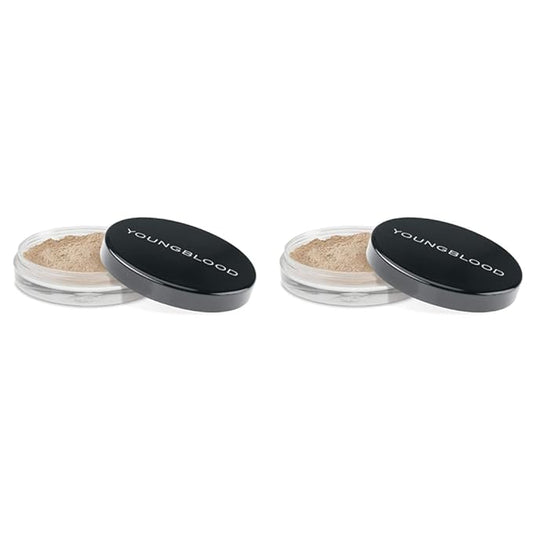 Youngblood Loose Mineral Foundation, Cool Beige | Loose Face Powder Foundation Mineral Illuminating Full Coverage Oil Control Matte Lasting | Vegan, Cruelty Free (Pack of 2)-BrightBean Baby