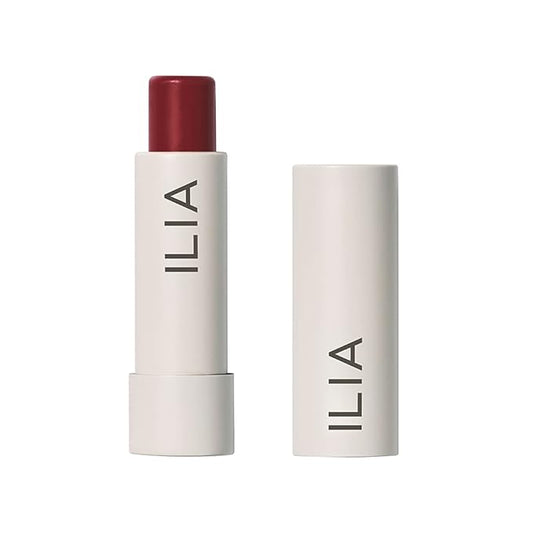 ILIA - Balmy Tint Hydrating Lip Balm | Non-Toxic, Cruelty-Free, Moisturizing + Sheer, Buildable Lip Color (Wanderlust, 0.15 oz | 4.4 g)-BrightBean Baby
