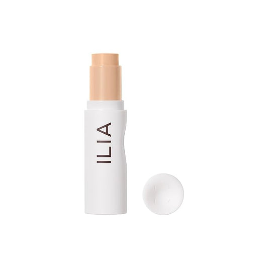 ILIA - Skin Rewind Complexion Stick - Foundation + Concealer + Skincare | Non-Toxic, Vegan, Cruelty-Free, Clean Makeup (8W - Bamboo, 0.35 oz | 10 g)-BrightBean Baby