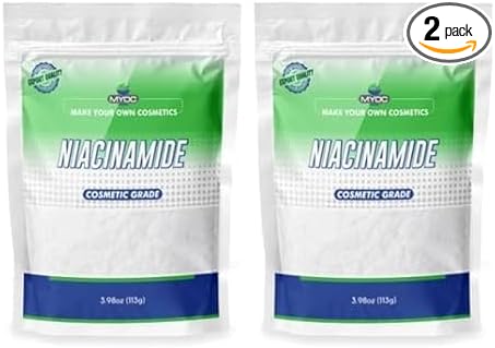 Niacinamide -3.9oz Pure Niacinamide Powder, Niacinamide Powder Cosmetic Grade, DIY Niacinamide Powder for Serum & Cream- Pack of 2-BrightBean Baby