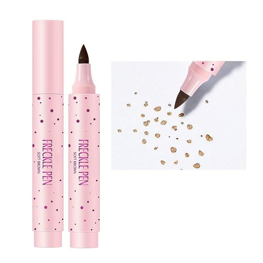 Freckle Pen Faux Freckle Pen Colour Pop Freckle Pen Supernaturally Realistic Freckles Makeup Brush Fantastic Freckles Pen Long-lasting Waterproof Soft-point Absorbent Pen For a Natural and Easy Makeup Look (soft brown)-BrightBean Baby