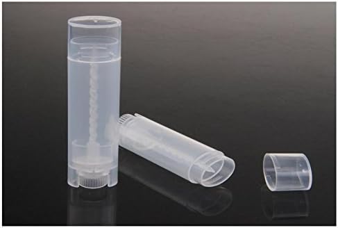 10PCS 4.5g/4.5ml Empty DIY Lip Tubes Holder Containers Vial Refillable PP Plastic Deodorant Crayon Travel Tube Pipe Bottle Lip Gloss Case DIY Lip Balm Gifts For Women Lady Girls(Transparent)-BrightBean Baby