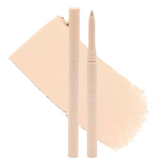 Under Eye Highlighter Pencil (02 cool) | Nobev Highlighter and Concealer with Flawless Coverage | Korean Aegyo Sal Highlighter-BrightBean Baby