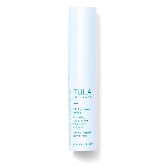 TULA 24-7 Power Swipe Hydrating Eye Balm | Dark Circle Treatment, Instant Brightening, Portable | 0.23oz-BrightBean Baby