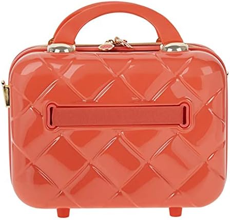 2-in-1 Essential St. Tropez Design Beauty Case - Black/Cream Python, Rose Gold-BrightBean Baby