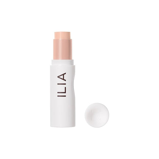 ILIA - Skin Rewind Complexion Stick - Foundation + Concealer + Skincare | Non-Toxic, Vegan, Cruelty-Free, Clean Makeup (5C - Pine, 0.35 oz | 10 g)-BrightBean Baby