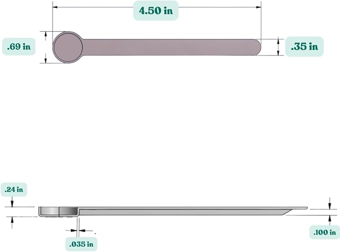 1 mL (1 CC) Long Handle Scoop for Measuring Coffee, Pet Food, Grains, Protein, Spices and Other Dry Goods (Pack of 1)