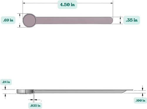 1 mL (1 CC) Long Handle Scoop for Measuring Coffee, Pet Food, Grains, Protein, Spices and Other Dry Goods (Pack of 1)