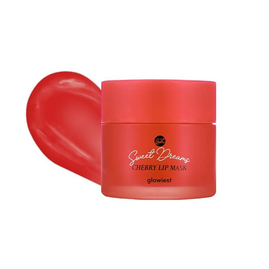 Sweet Dreams Lip Mask-Nourishing, Plumping and Hydrating Lip Balm | Ecofriendly Lip Sleeping Mask | Hyaluronic Acids + Vitamin C + Shea Butter + Antioxidants l Cherry- 0.7 oz-BrightBean Baby