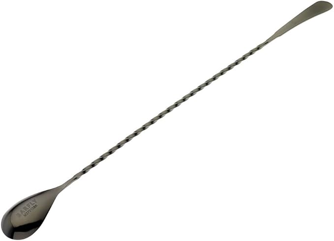 Barfly Bar Spoon, Standard 13 3/16" (33.5 Cm), Gun Metal Black