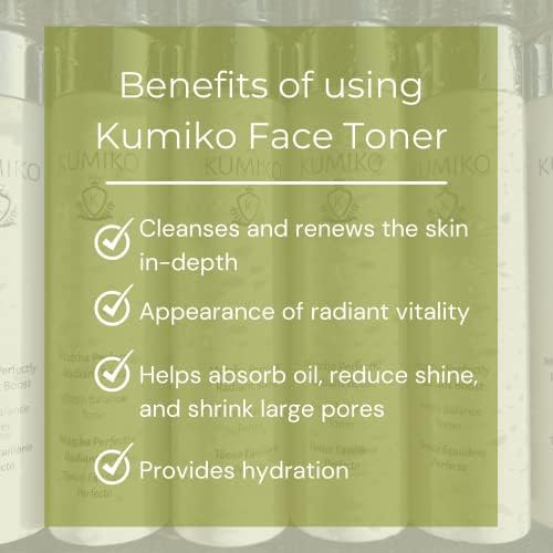 KUMIKO Ultimate Matcha Skin Care: Radiant Boost Face Toner Fresh Balance - Purifying & Refreshing Glow Essence - Hydrate, Balance, Replenish Skin - 7.84 oz - Soothe and Revitalize Your Skin-BrightBean Baby