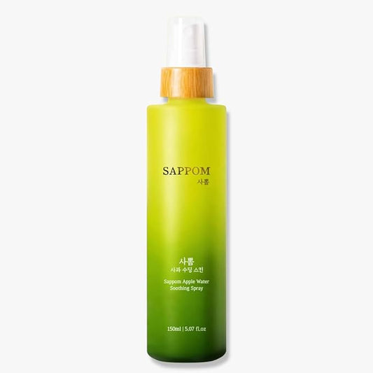 Green Apple, SAPPOM Apple Water Soothing Spray Mist, for All Skin Types, After Shave, Refresh and Hydrating Toner, Natural Herbal Care-BrightBean Baby