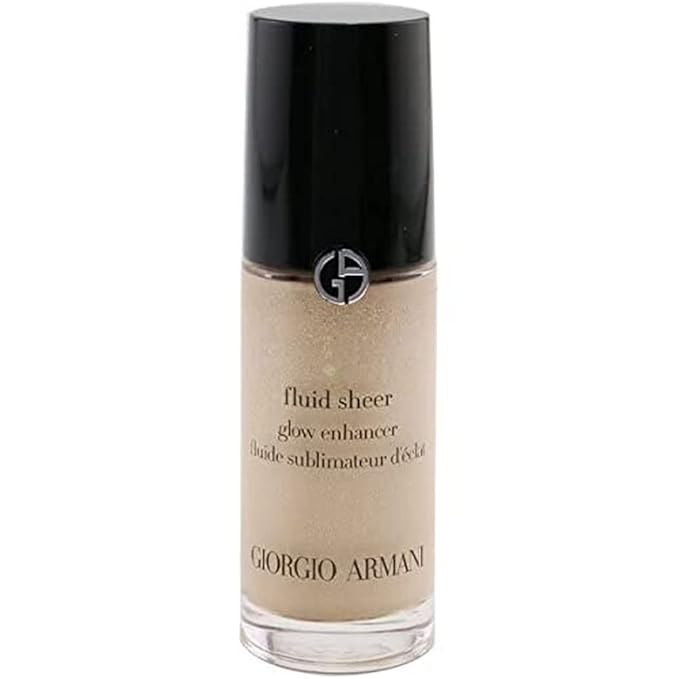 Fluid Sheer Glow Enhancer - 02 Champagne by Giorgio Armani for Women - 0.6 oz Makeup-BrightBean Baby