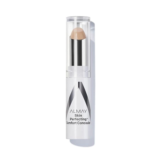Almay Concealer, Face Makeup, Full Coverage Concealer, Matte Finish, Oil Free, Hypoallergenic-Fragrance Free, Dermatologist Tested, 120 Light, 0.08 Oz-BrightBean Baby