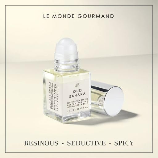 Le Monde Gourmand Oud Sahara Perfume Oil - 1 fl oz (30ml) - Seductive, Spicy with Vanilla, Amber and Bergamot Fragrance Notes-BrightBean Baby