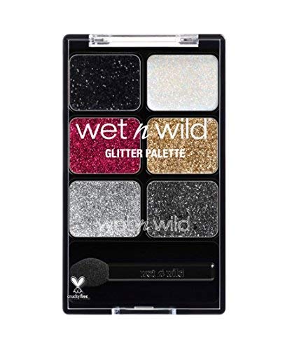 wet n wild Fantasy Makers Glitter Shimmering Eyeshadow Palette Heavy Metals-BrightBean Baby