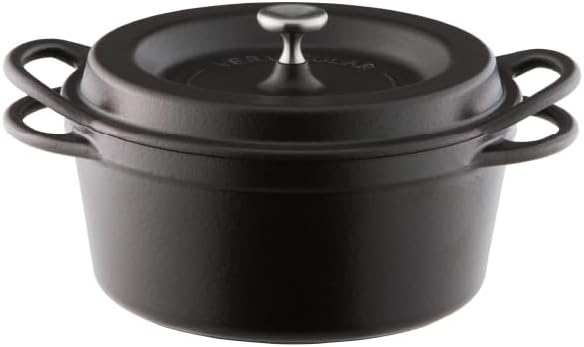 Vermicular Enameled Cast Iron Dutch Oven - 18cm (1.8 Qt) Matte Black