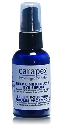 Carapex Deep Line Eye Serum, for Puffy Eyes, Bags, with Caffeine, Aloe Vera, Cucumber Extracts, Peptides, Lifting, Firming, Unscented, Cruelty Free (Single)-BrightBean Baby