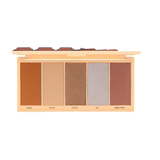I Heart Revolution - CHOCOLATE FACE PALETTE - Contouring palette - WAFFLE-BrightBean Baby