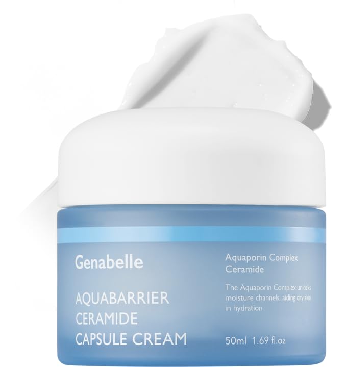 Revitalize & Nourish: Aquabarrier Ceramide Capsule Cream - Intensive Hydration & Skin Barrier Repair | 72-Hour Moisture Lock, Dermatologist Tested, 1.69 fl Oz-BrightBean Baby