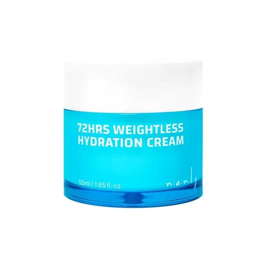 72 Hours Weightless Hydration Cream, Moisturizing Daily Face Cream, Vegan and Cruelty Free, Soothing and Brightening, All Skin Types, Korean Skin Care (1.85 fl.oz.)-BrightBean Baby