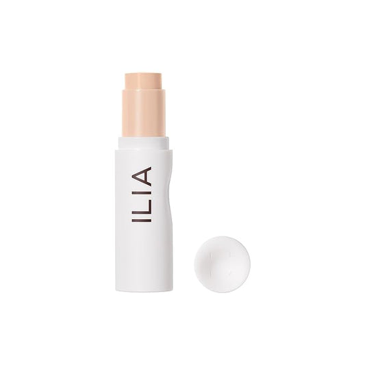 ILIA - Skin Rewind Complexion Stick - Foundation + Concealer + Skincare | Non-Toxic, Vegan, Cruelty-Free, Clean Makeup (4N - Holly, 0.35 oz | 10 g)-BrightBean Baby