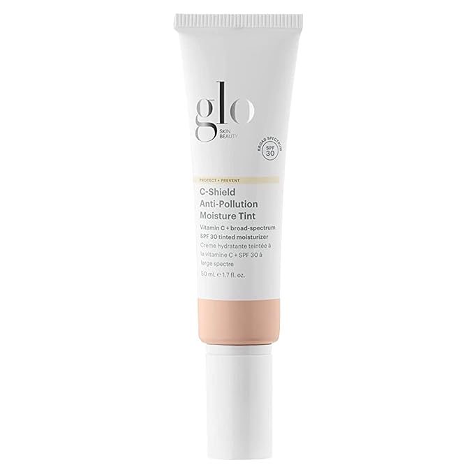 Glo Skin Beauty C-Shield Anti-Pollution Moisture Tint - Tinted Moisturizer With SPF 30 for Face, Broad Spectrum Protection & Vitamin C, 1.7 Oz (1N-Fair)-BrightBean Baby