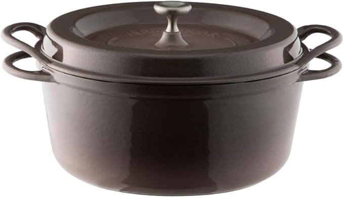 Vermicular 26cm Pearl Brown - Cast Iron Dutch Oven 5.3 Qt