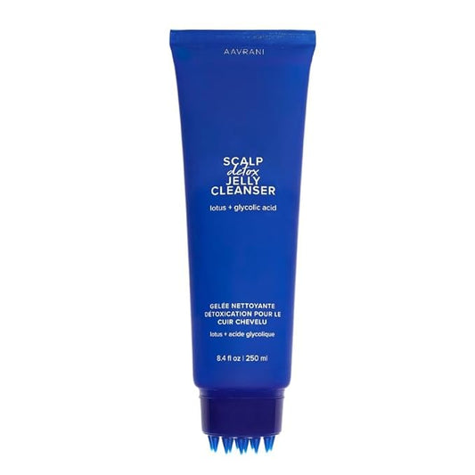 AAVRANI Scalp Detox Jelly Cleanser - Sulfate-Free Clarifying Shampoo - with Glycolic Acid & Vitamin E to Remove Build Up and Excess Oil - Color-Safe - Vegan - 8.4 Fl Oz-BrightBean Baby