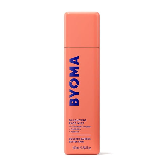 BYOMA Balancing Face Mist - pH Balanced Face Toner with Ceramides, Probiotics & Allantoin - Alcohol Free Toner Spray - Balance, Soothe & Refresh Throughout The Day - 3.38 fl. oz-BrightBean Baby