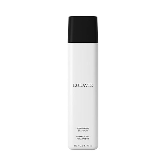 LolaVie Restorative Shampoo - 8.5 oz - Repairs Look of Damage, Protects from Breakage, Reduces Frizz for 12x Softer, Smoother Hair - Gentle, Color Safe - All Hair Types-BrightBean Baby