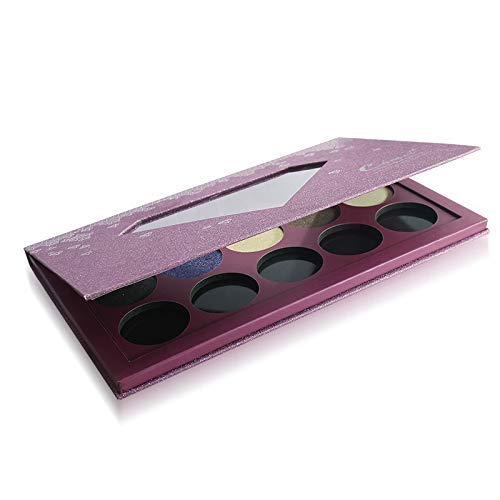 Large-Sized Empty Magnetic Makeup Palette with Diamond-Shaped Transparent Window-BrightBean Baby