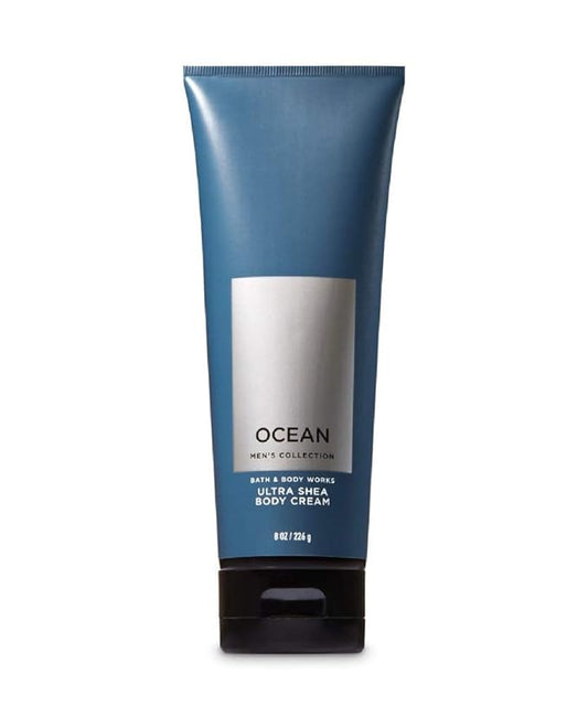 Bath and Body Works Ocean for Men Ultra Shea Body Cream 8oz Tube-BrightBean Baby